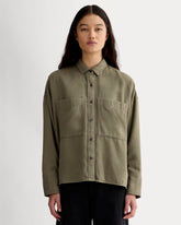 The Boxy Overshirt in Buttersoft | Kalamata