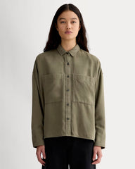 The Boxy Overshirt in Buttersoft | Kalamata