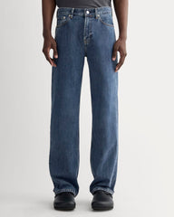 The '90s Loose Straight Jean | Medium Blue