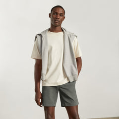 The 7” Slim-Fit Performance Chino Short | Pewter Green