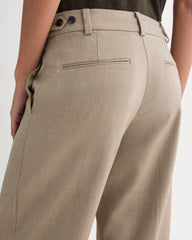 Straight-Leg Trouser in Tailor Twill | Light Taupe