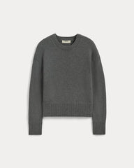The Boxy Sweater in Everyday Cotton | Heathered Charcoal