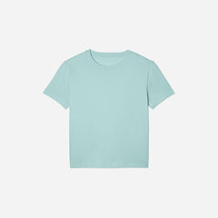 The Box-Cut Tee in Essential Cotton | Ice Blue | No Pocket