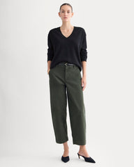 Cotton Twill Chino | Dark Green