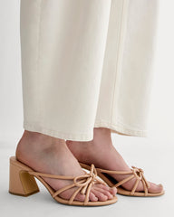 The Bow Heel | Blush Tan