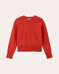 The Boxy Sweater in Everyday Cotton | Poppy Red