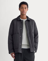 ReNew Vertical-Quilted Jacket | Black