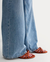 The Bow Sandal | Deep Amber Satin