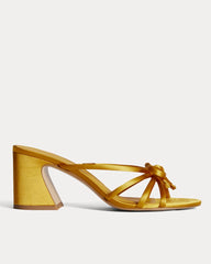 The Bow Heel | Golden Sun Satin