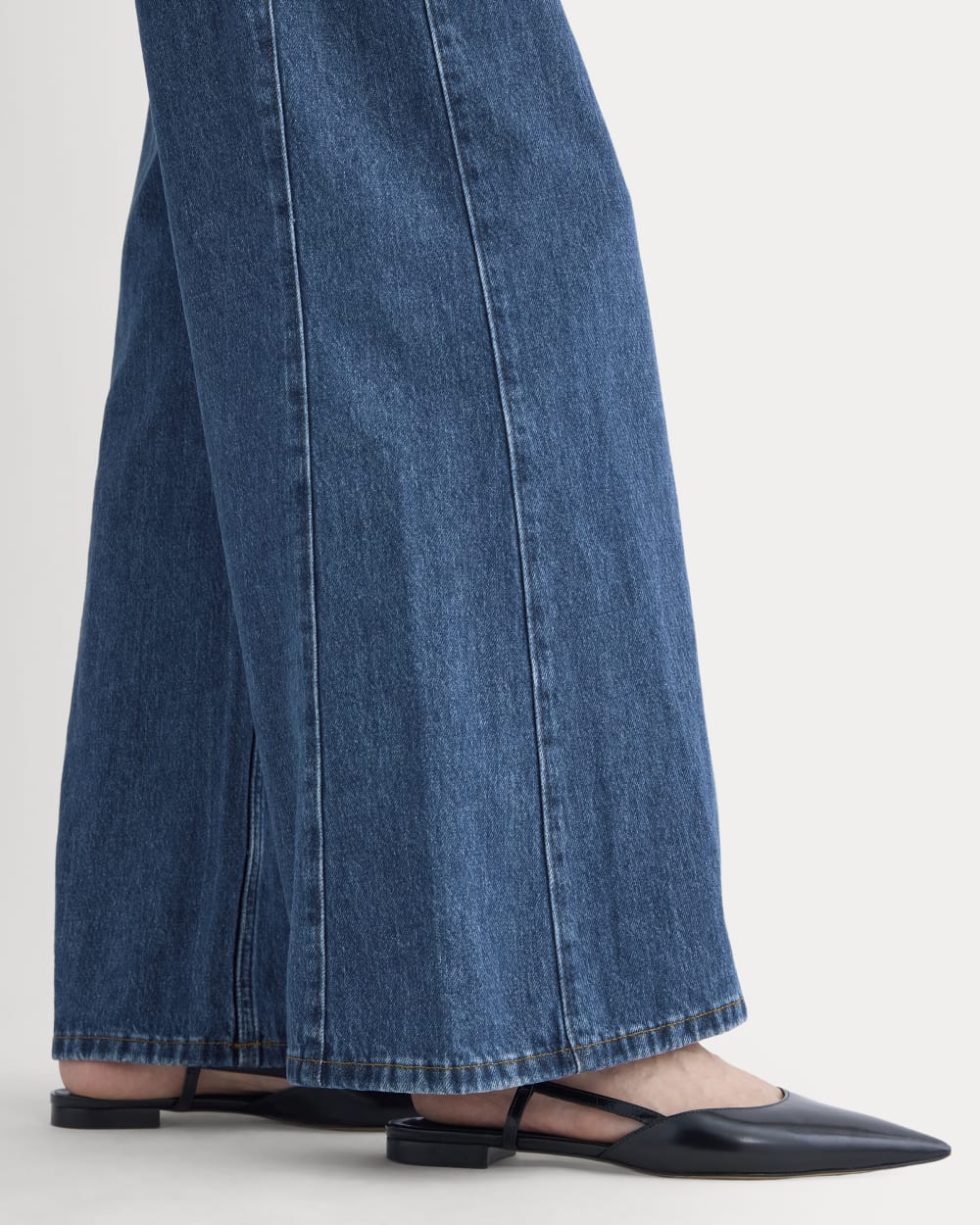 Paneled Ultra Wide-Leg Jean | Tungsten Blue Stone