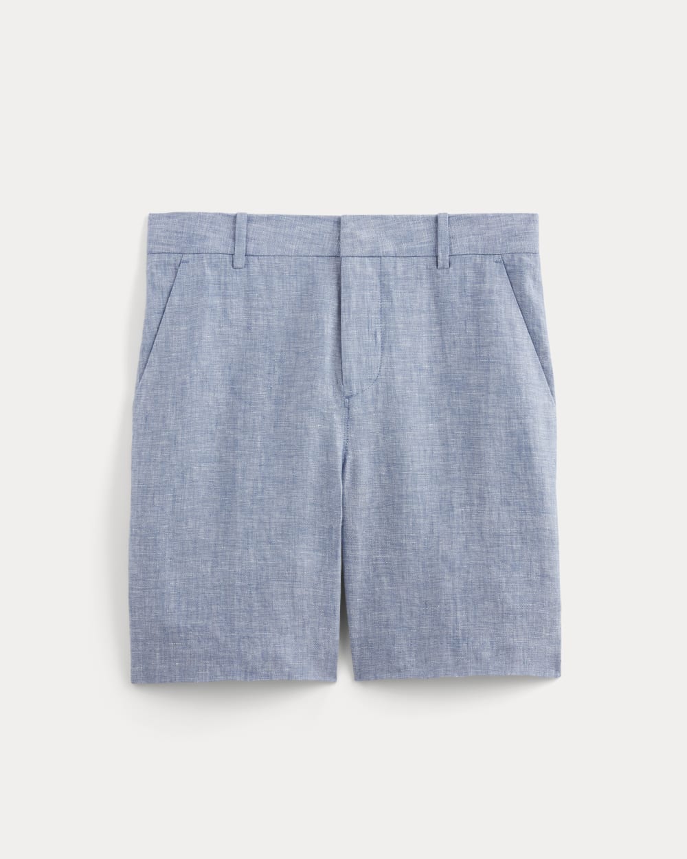 The 7 Linen Trouser Short | Chambray