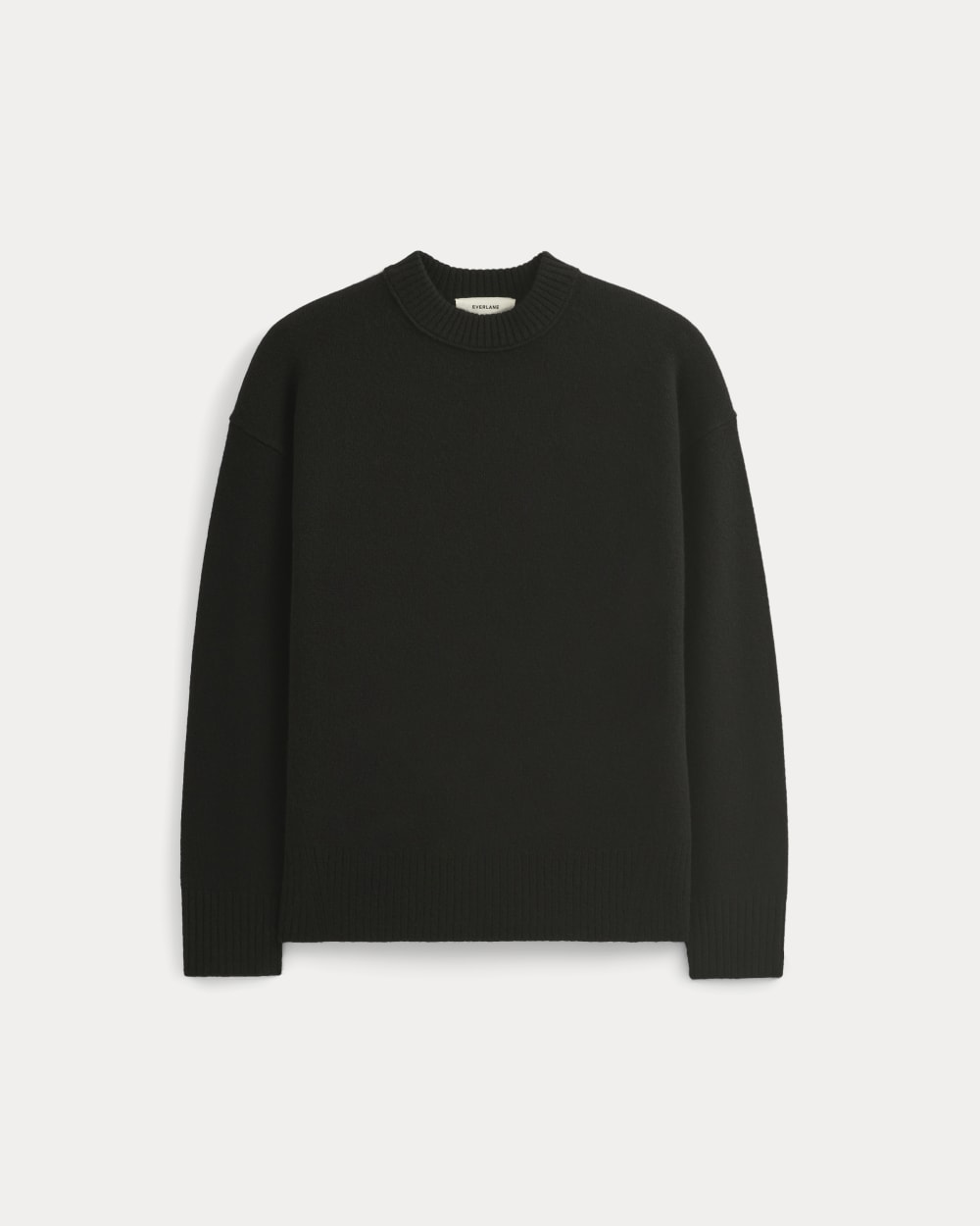 Cashmere Boyfriend Sweater | Black