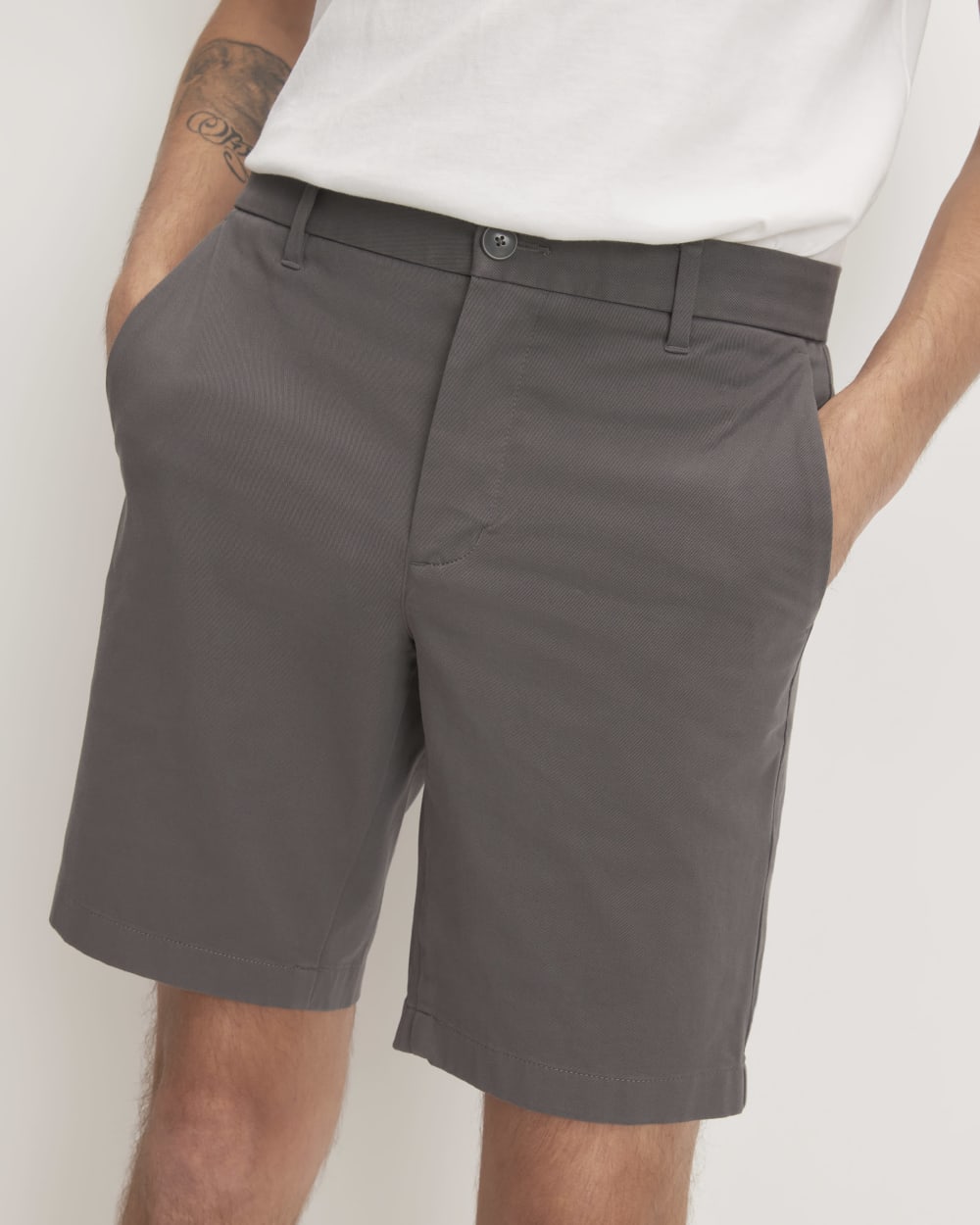 The 9 Slim-Fit Performance Chino Short | Slate Grey