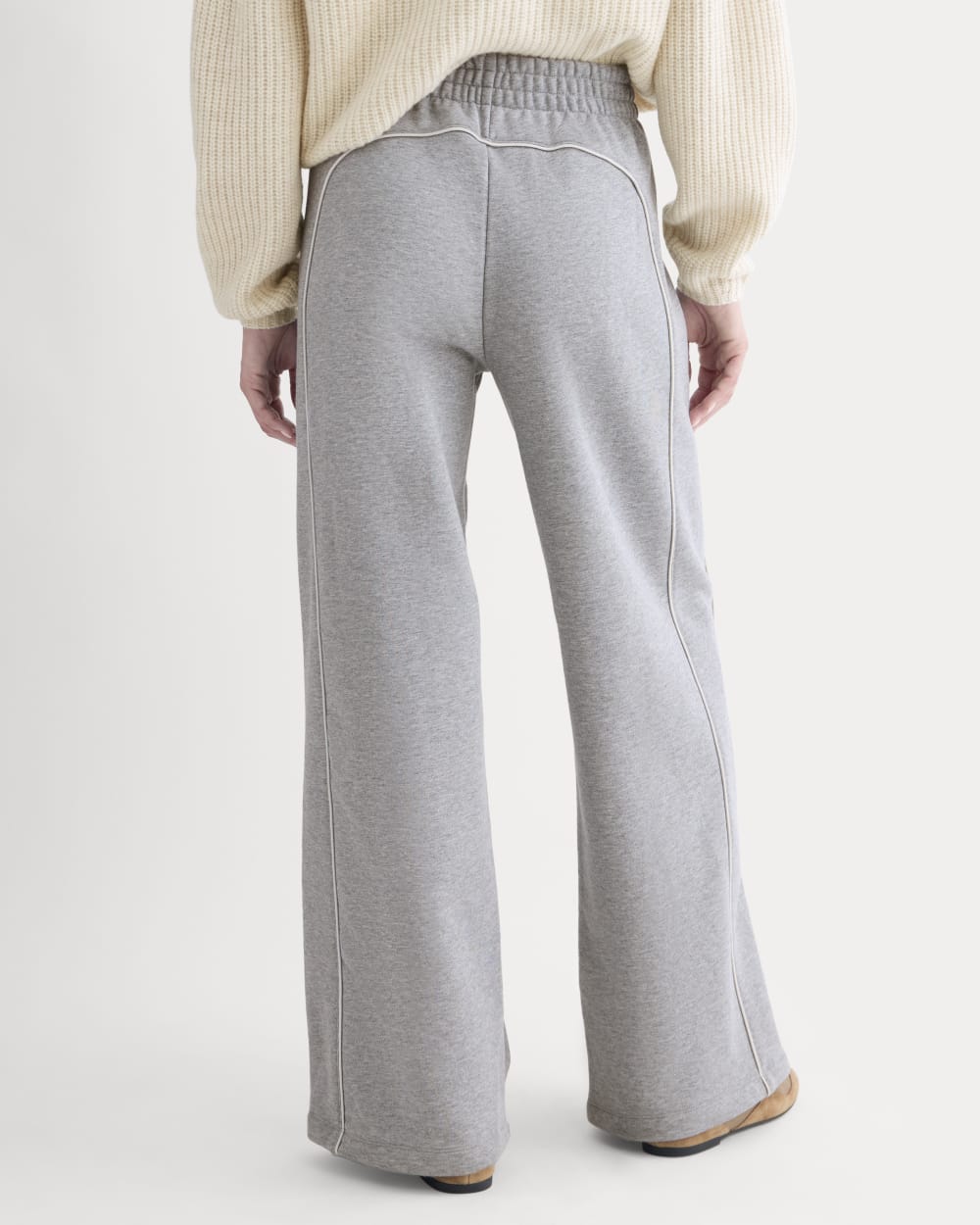 Luxe Fleece Track Pant | Vintage Heather Grey
