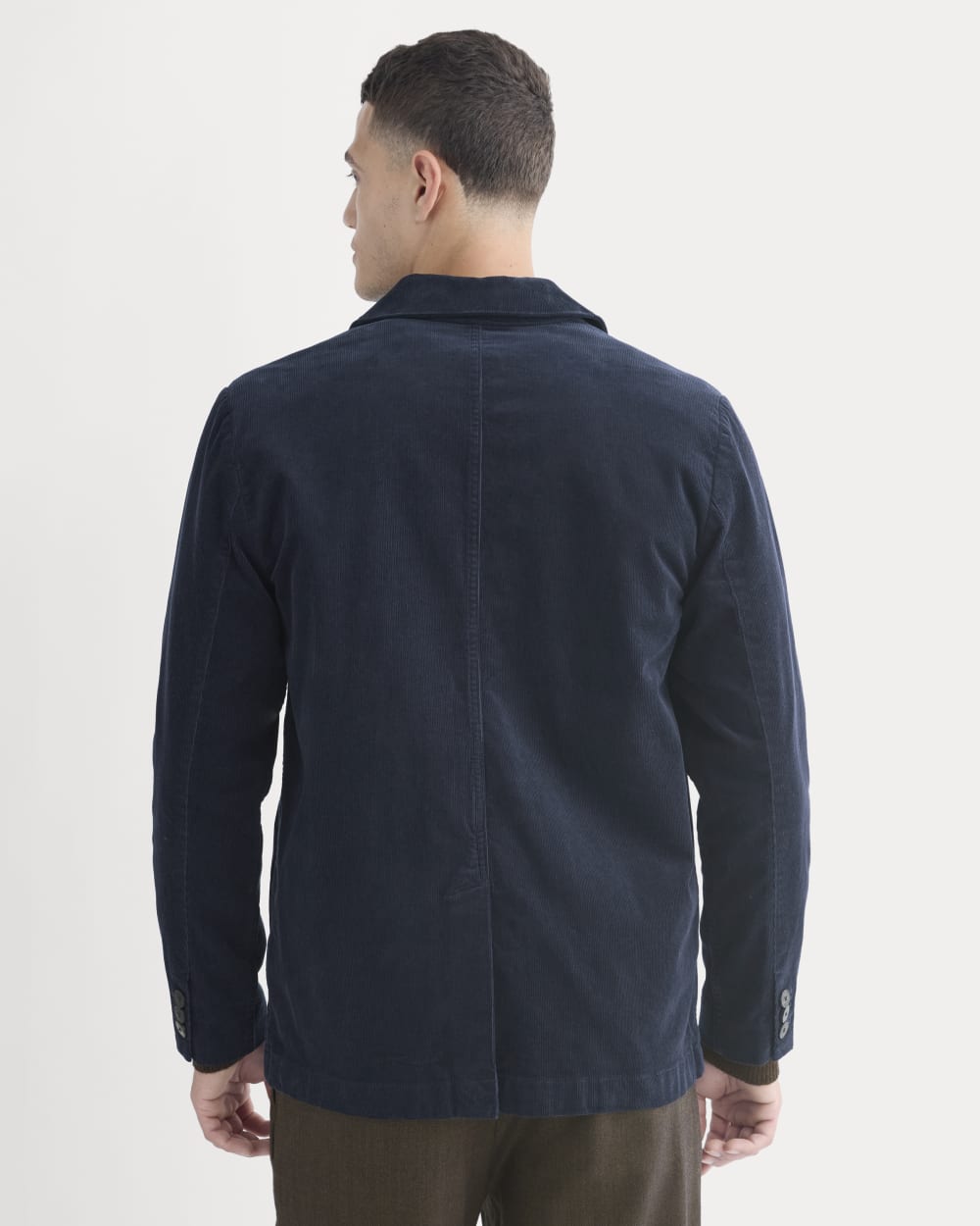 Fine Wale Corduroy Chore Blazer | Navy