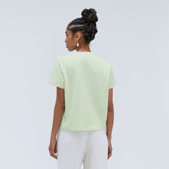 The Box-Cut Tee in Essential Cotton | Seafoam Green | No Pocket