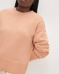 The Boxy Sweater in Everyday Cotton | Blush Pink