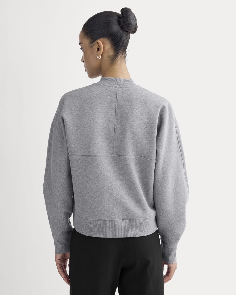 Luxe Fleece Bomber Jacket | Vintage Heather Grey