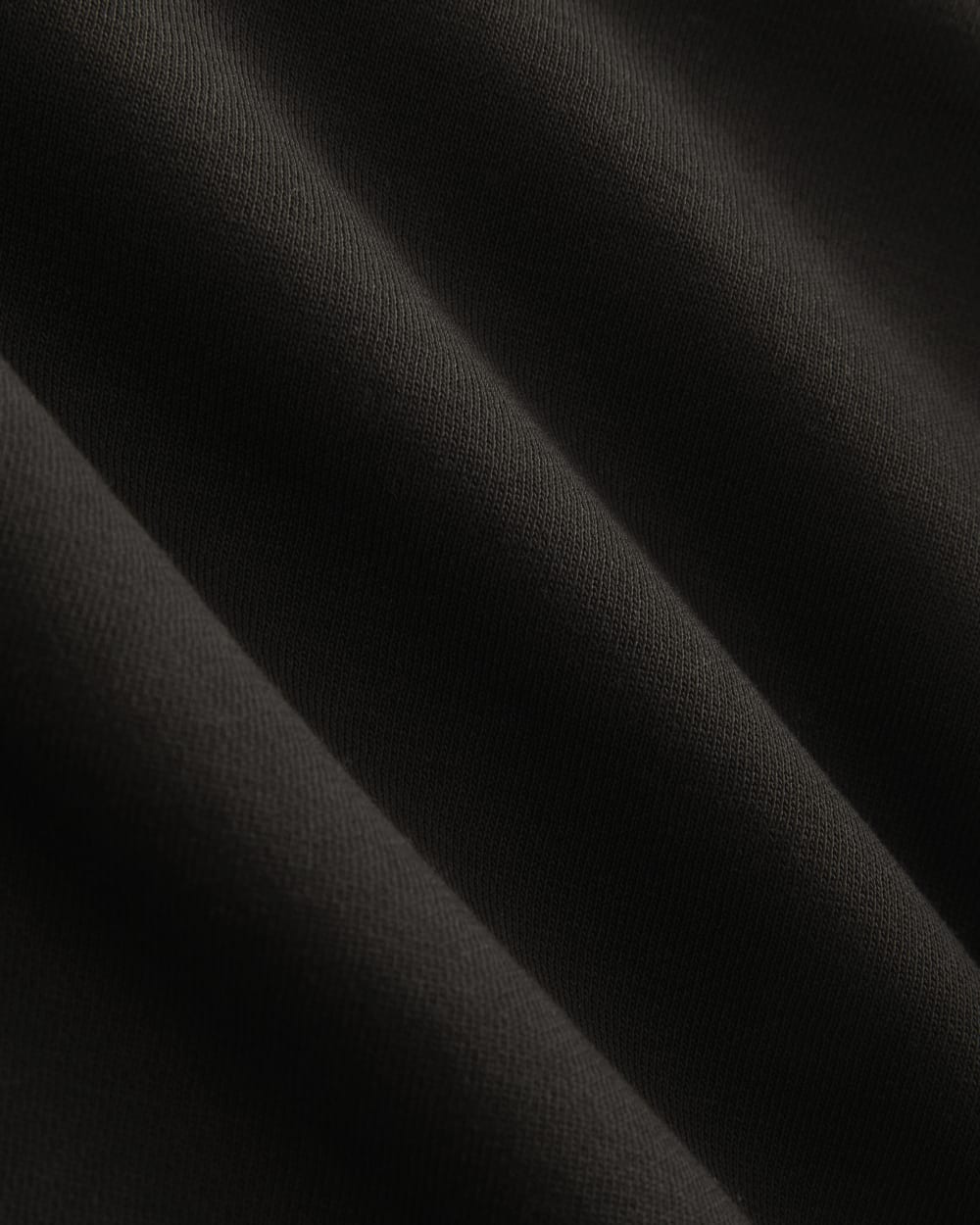 Luxe Fleece Full-Zip Cropped Hoodie | Black