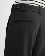 Straight-Leg Trouser in Tailor Twill | Black