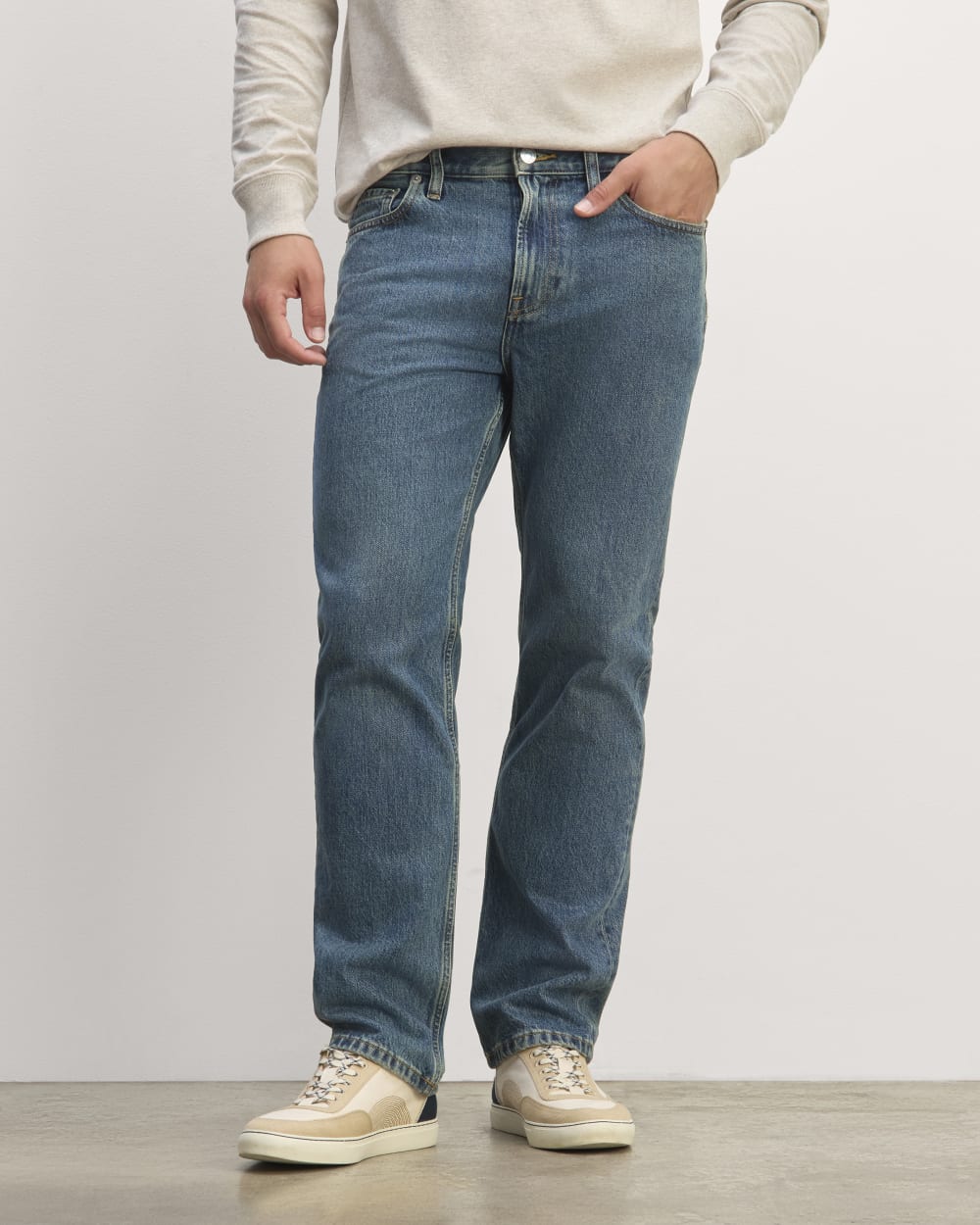 The Authentic Straight Jean | Whisper Blue