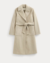 ReWool Belted Blanket Coat | Heather Wheat