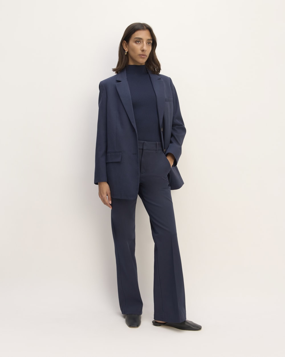 The Bi-Stretch Flare Pant | Navy