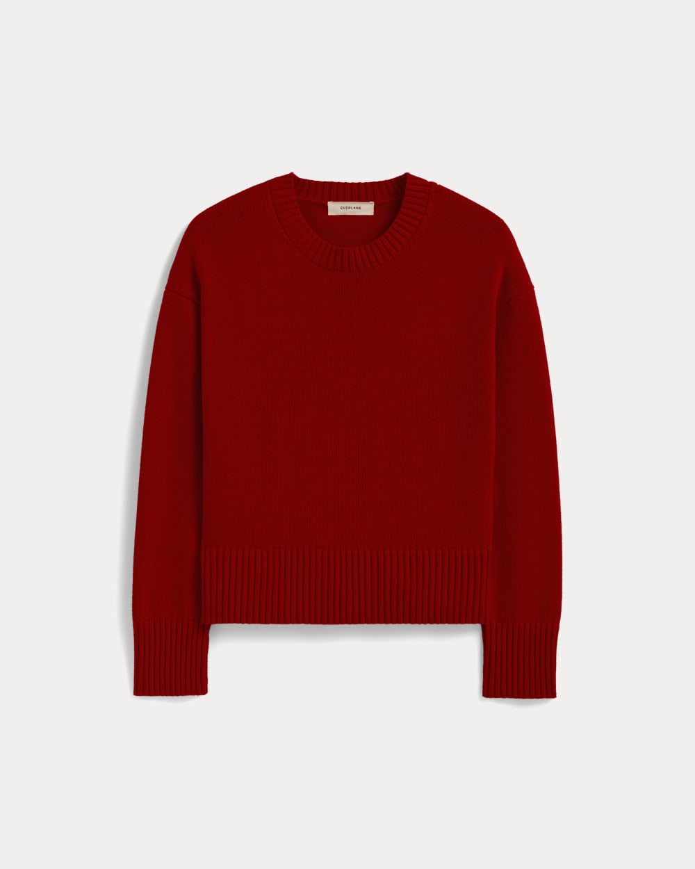 The Boxy Sweater in Everyday Cotton | Classic Red