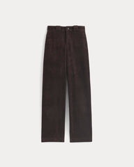 Corduroy Wide-Leg Trouser | Dark Chocolate