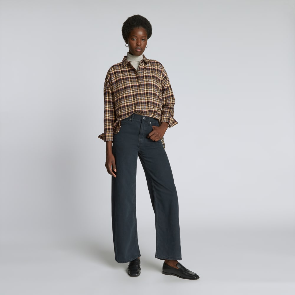 The Boxy Flannel | Multi Plaid