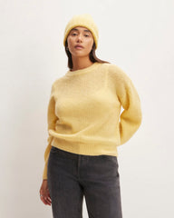 The Alpaca Beanie | Raffia