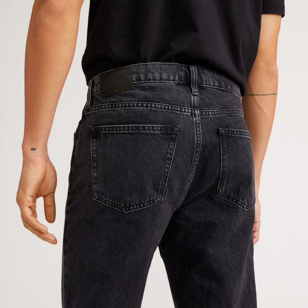 The Authentic Straight Jean | Washed Black