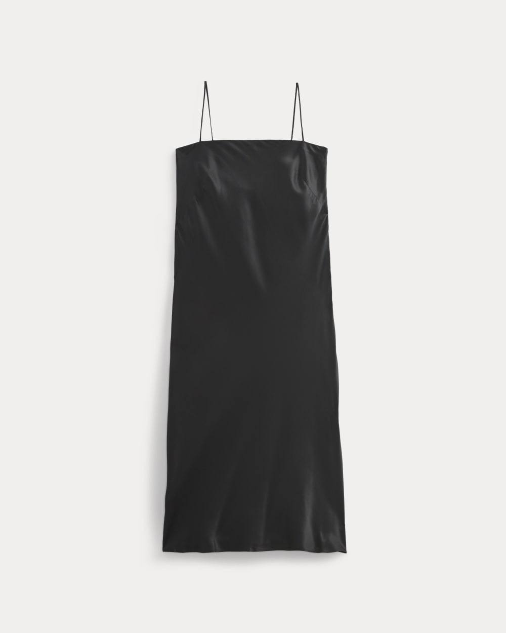 Slip Dress in Silk Charmeuse | Black