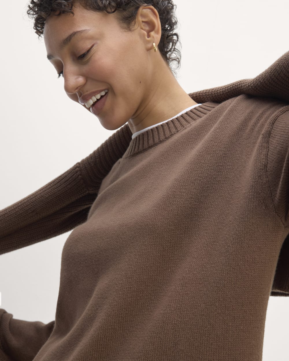 The Boxy Sweater in Everyday Cotton | Cocoa