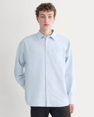 Oversized Oxford Shirt | Light Blue