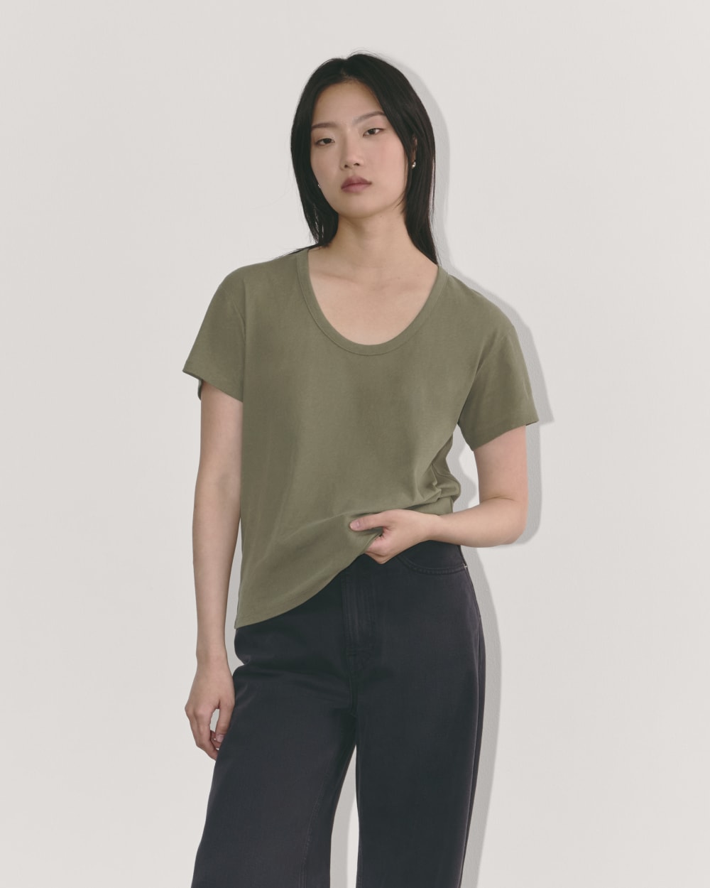 The Air Scoop-Neck Tee | Kalamata