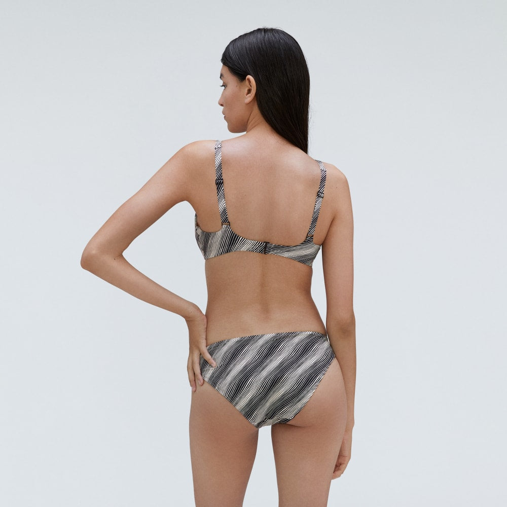 The Bikini Bottom |  Black / Canvas