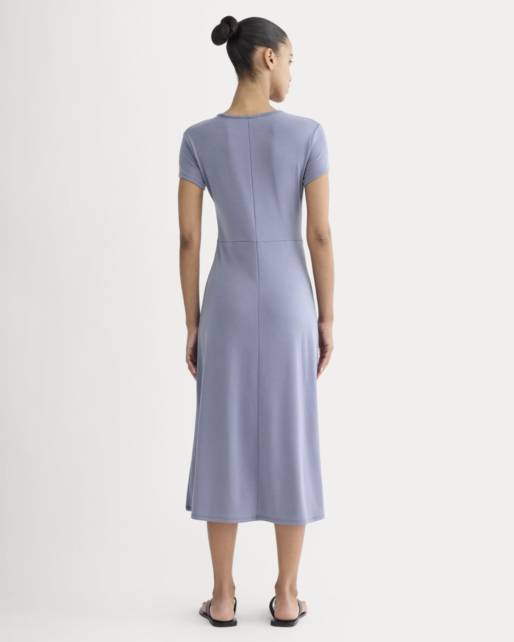 Midi Tee Dress in Butterknit | Blue Dusk