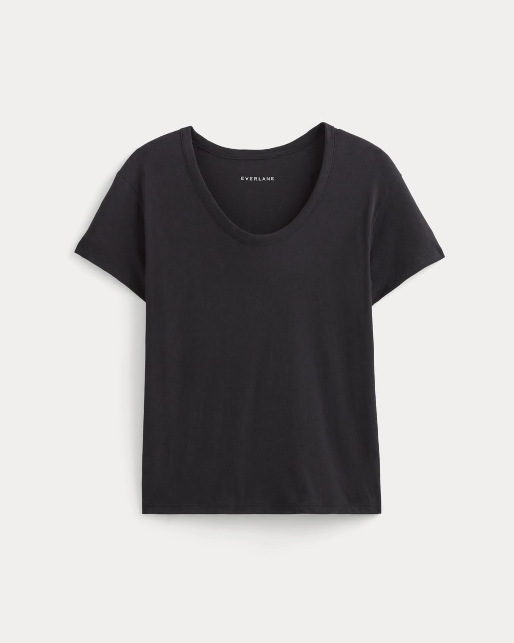 The Air Scoop-Neck Tee | Black