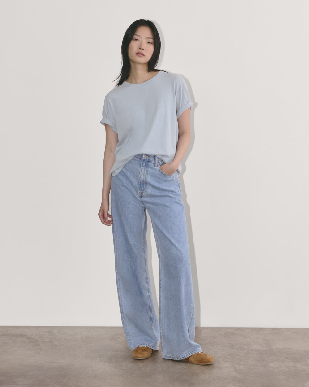 The Air Tee | Blue Slate