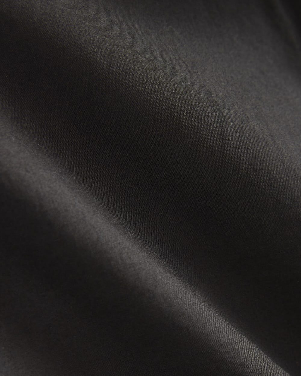 Lantern-Sleeve Shirt in Lightweight Cotton | Black