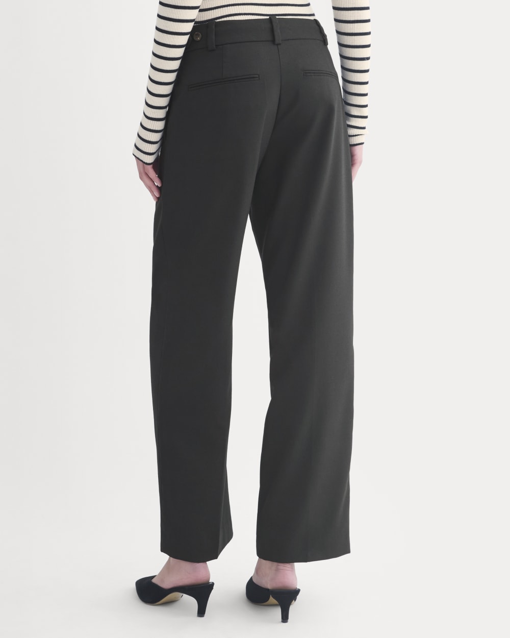 Straight-Leg Trouser in Tailor Twill | Black