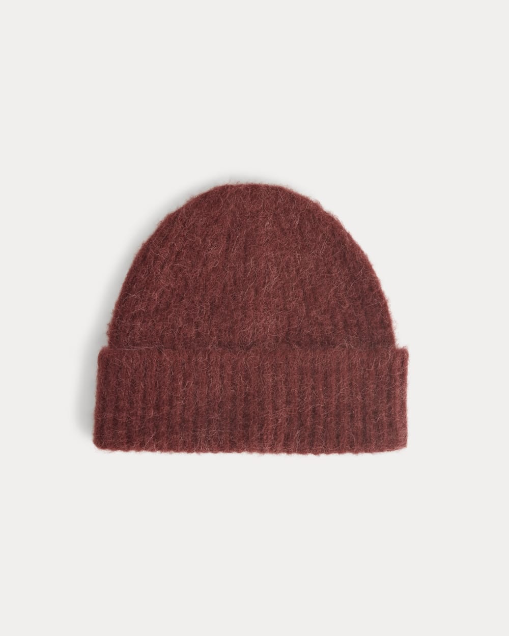 Plush Alpaca Beanie | Merlot