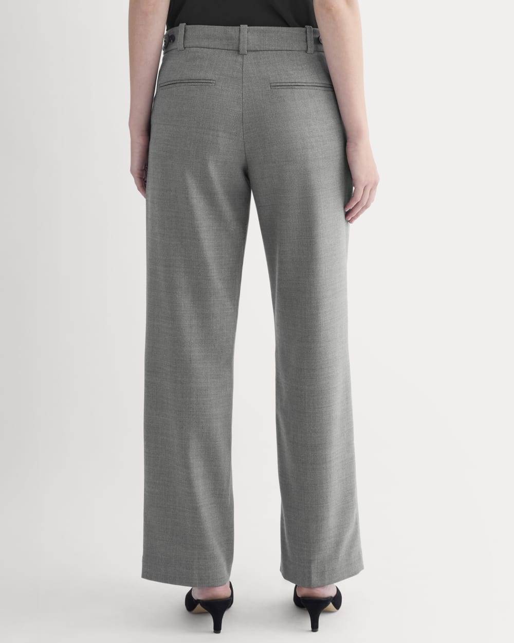 Straight-Leg Trouser in Tailor Twill | Heather Graphite