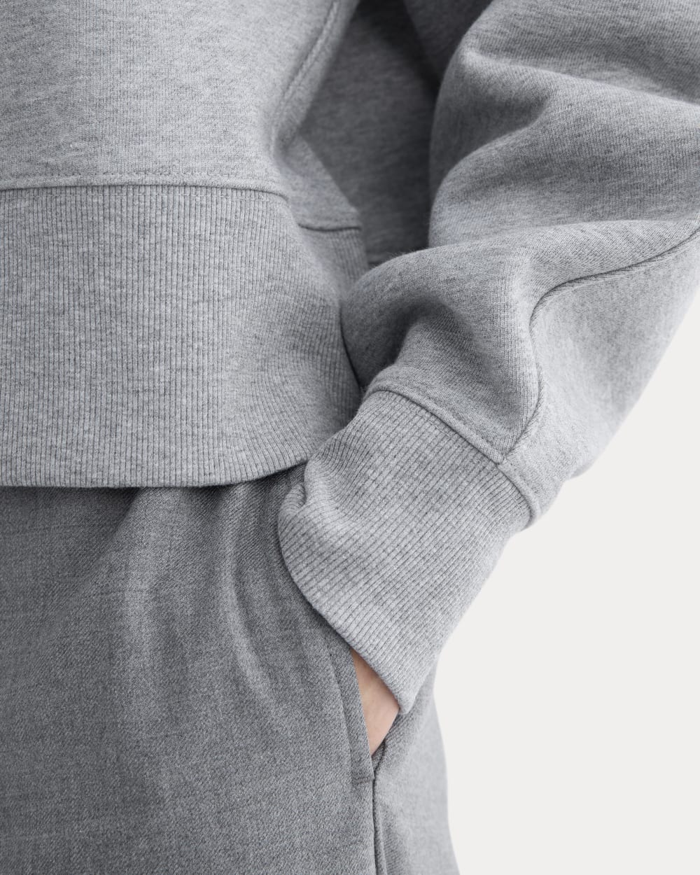 Luxe Fleece Sweatshirt | Vintage Heather Grey