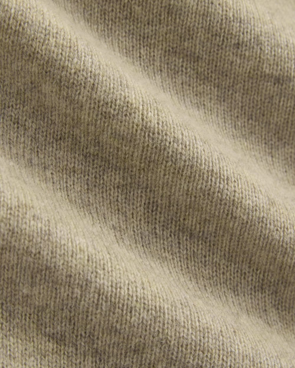 Luxe Merino Crew Cardigan | Heather Gravel