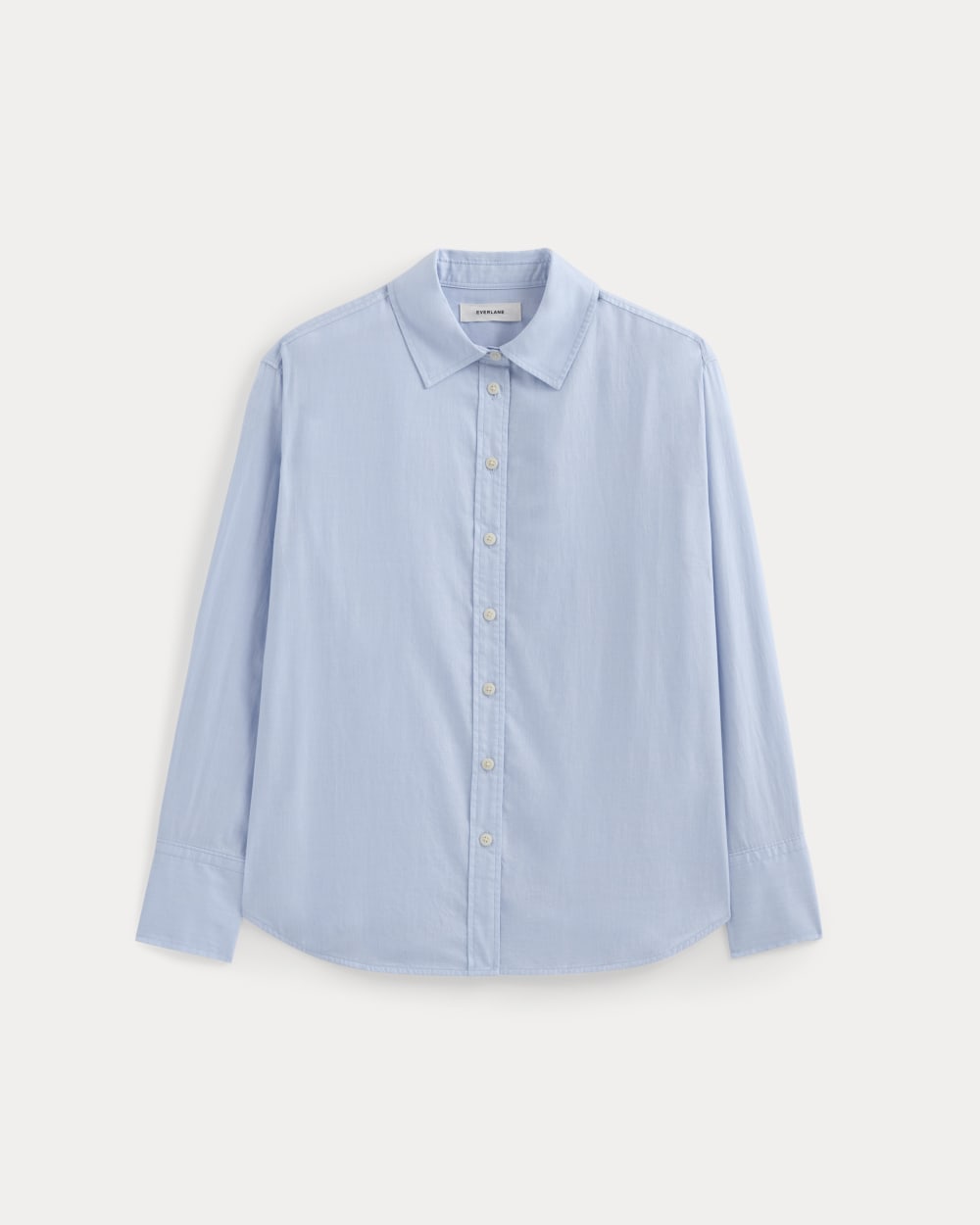 Everyday Shirt in Silky Cotton | Light Blue