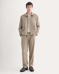 Tailored Zip Jacket | Light Taupe