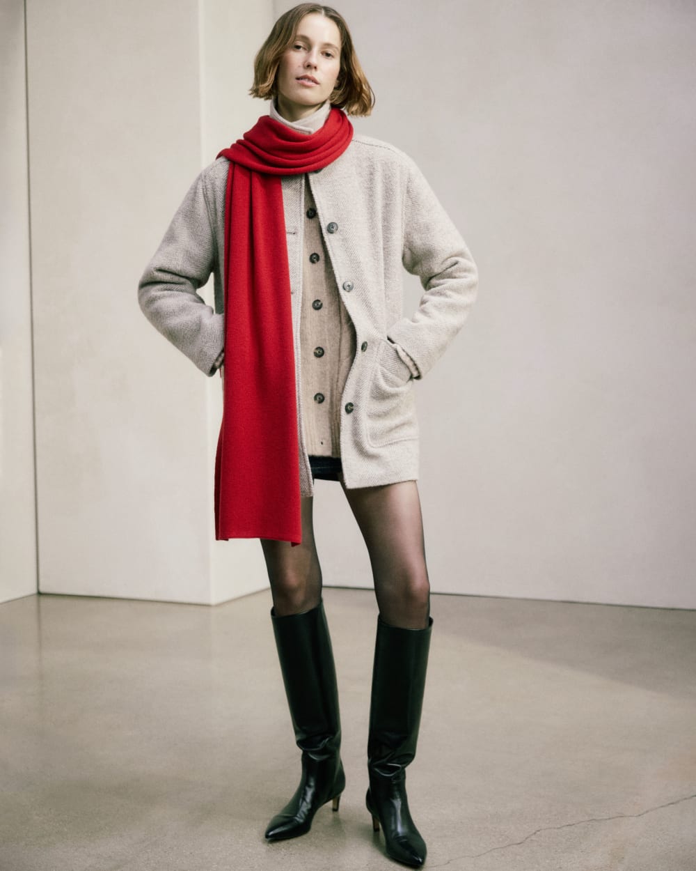 Studio Knee-High Boot | Black