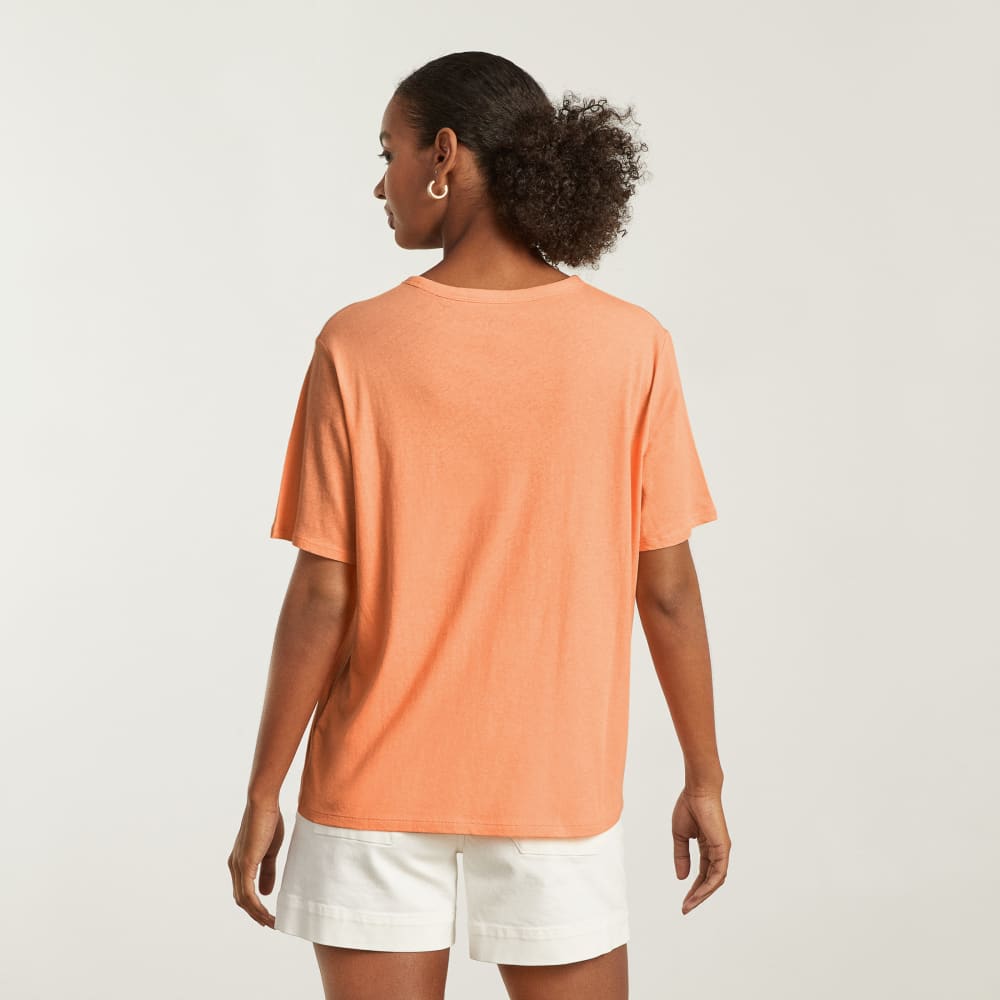 The Air Tee | Orange Chiffon